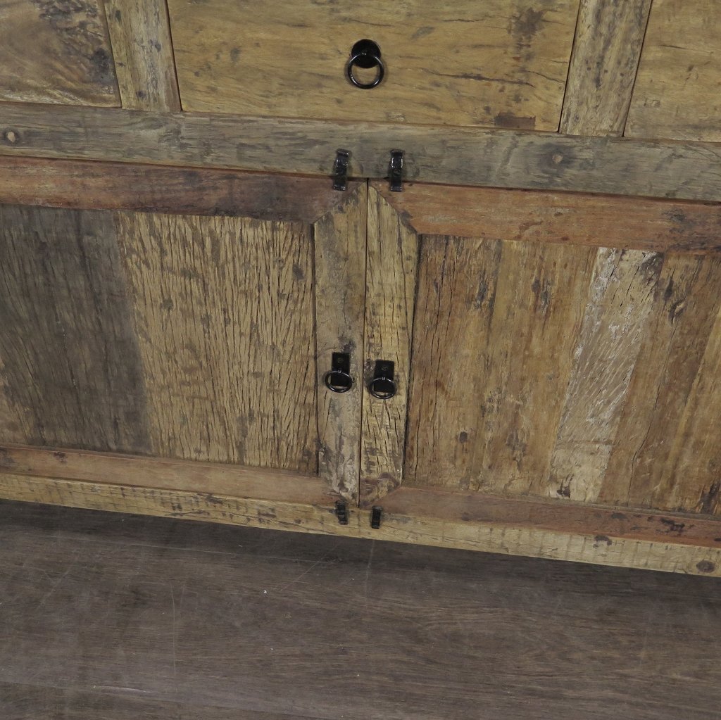 Vitrine Bücherschrank Teakholz 1,30 m