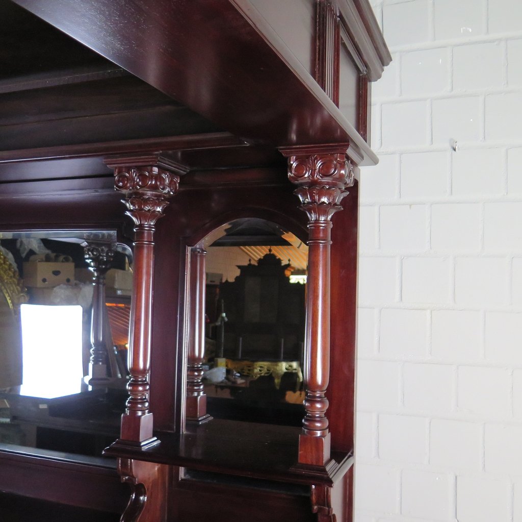 Hausbar Theke Mahagoni 2,35 m