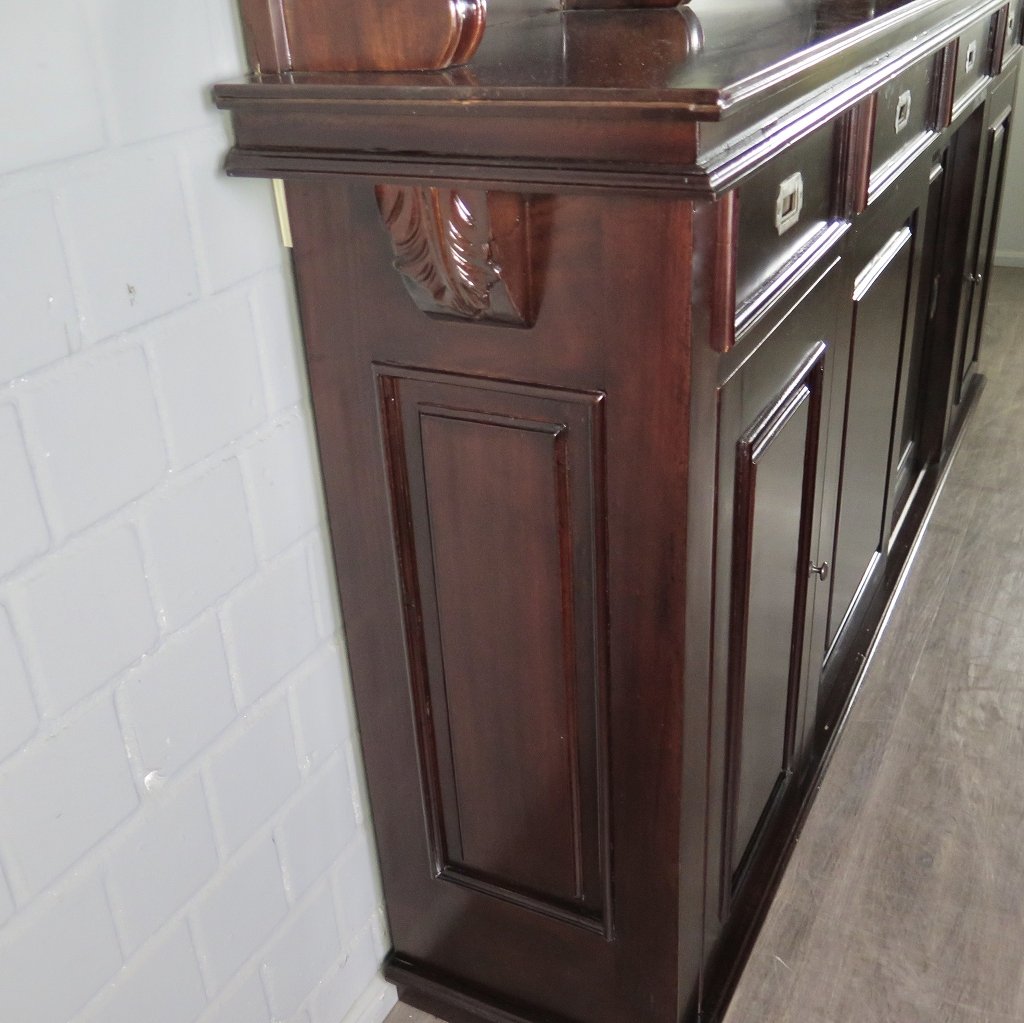 Hausbar Theke Mahagoni 2,35 m