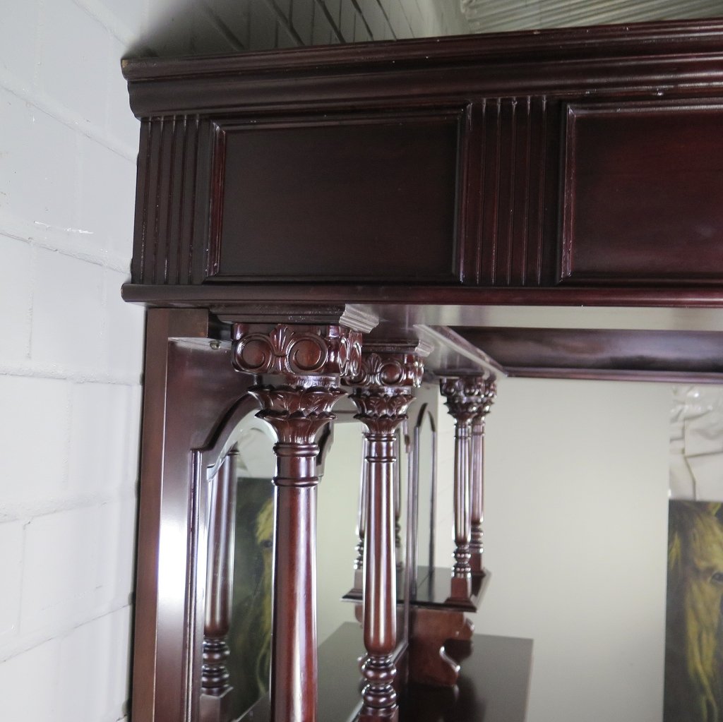 Hausbar Theke Mahagoni 2,35 m