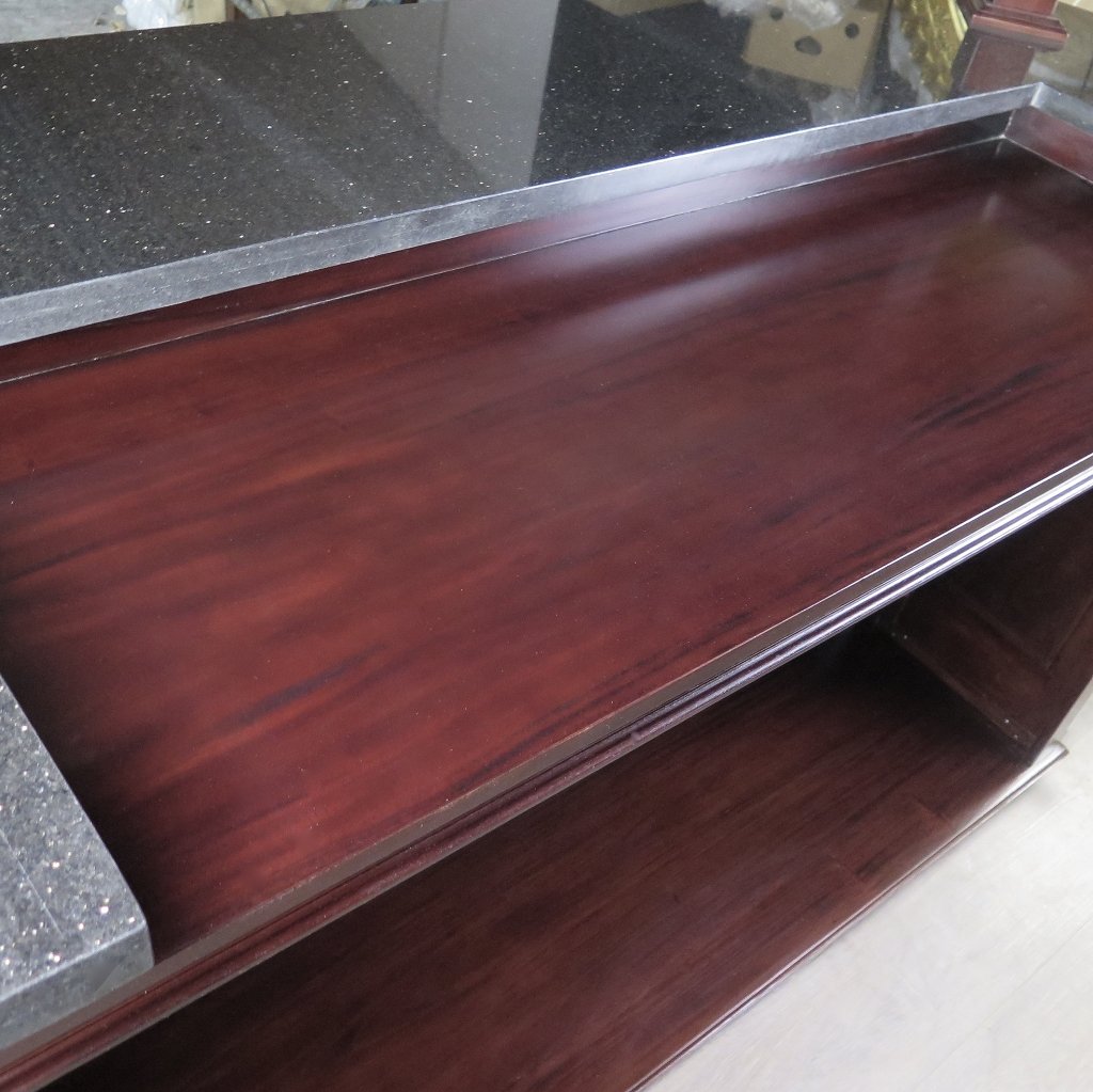 Hausbar Theke Mahagoni 2,35 m
