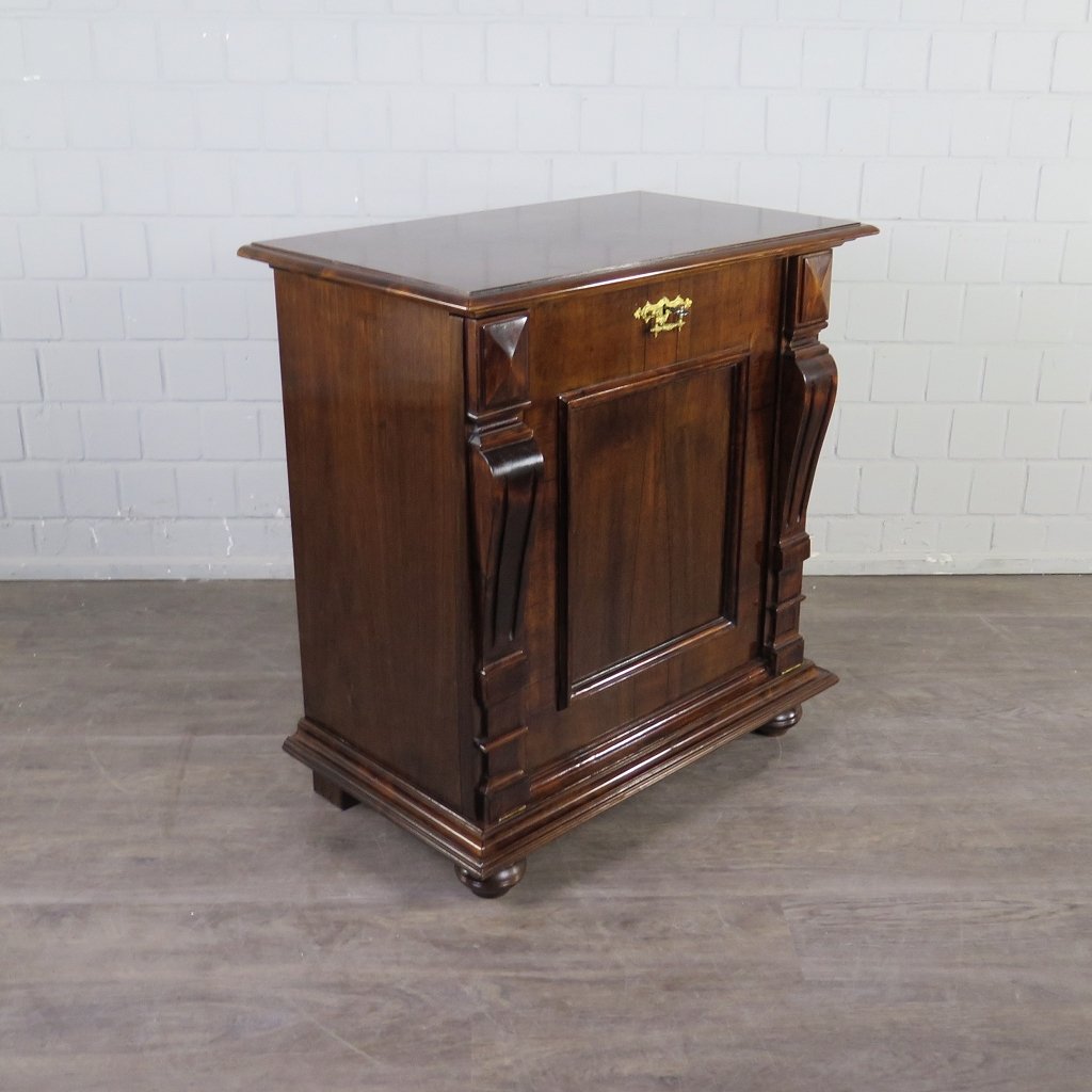 Unterschrank Schrank Spieluhr Gründerzeit 1880 Mahagoni
