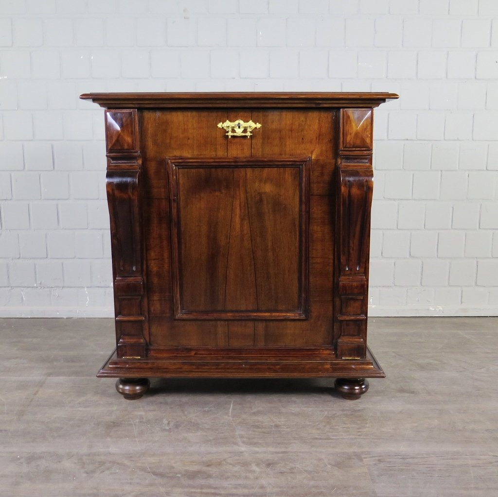 Unterschrank Schrank Spieluhr Gründerzeit 1880 Mahagoni