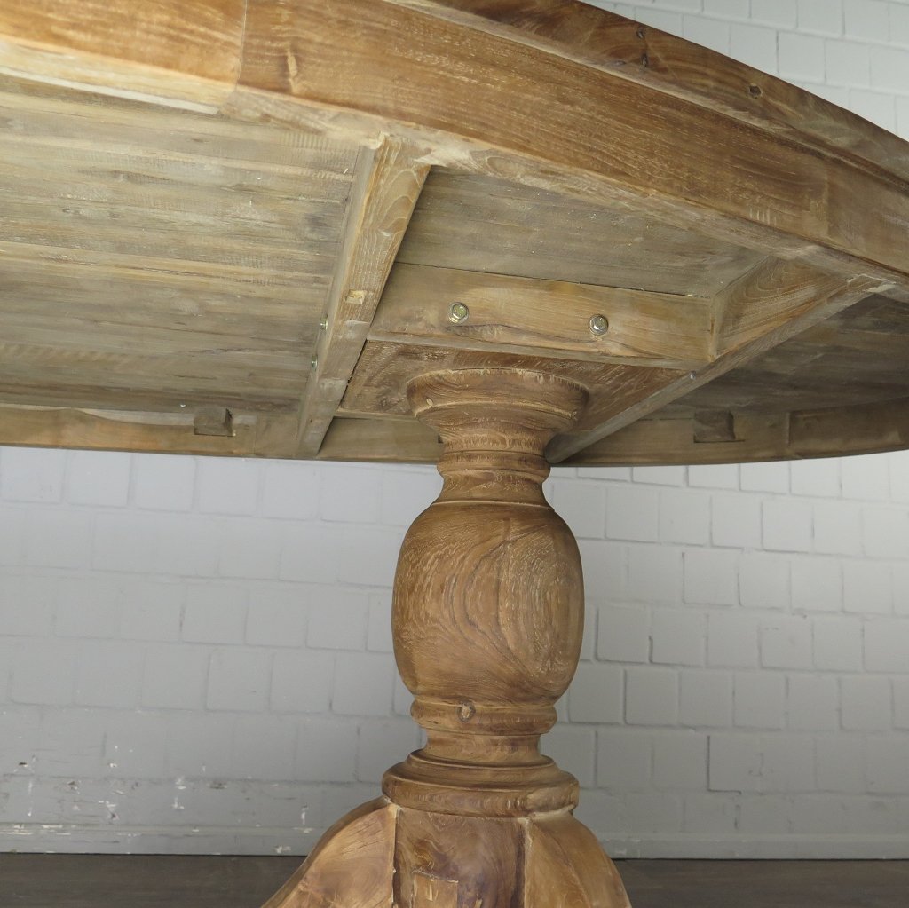 Esstisch Tisch Oval Teakholz 2,60 m x 1,20 m