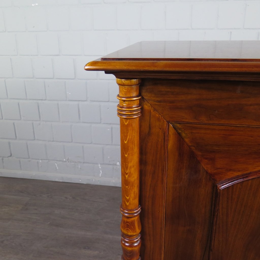 Unterschrank Schrank Spieluhr Gründerzeit 1880 Nussbaum