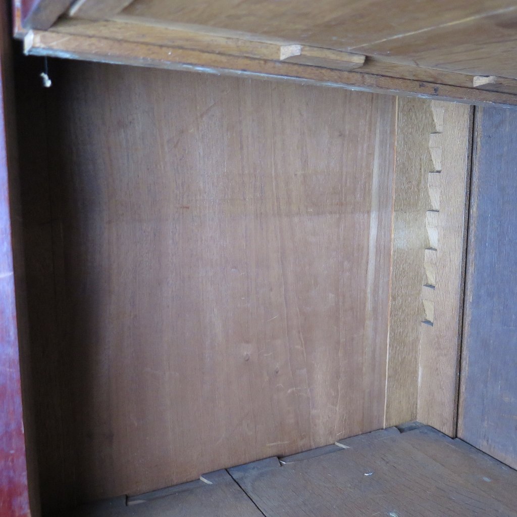 Schrank Kleiderschrank Historismus 1880 Nussbaum Wurzelholz