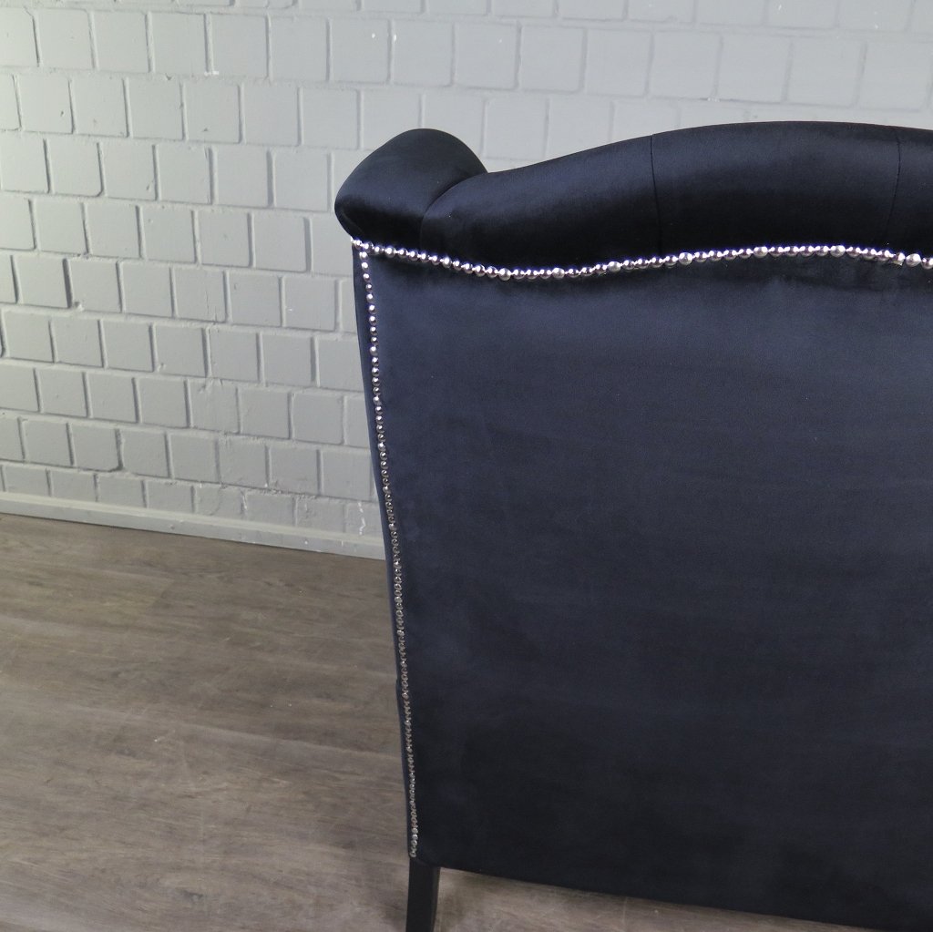 Sessel Ohrenbackensessel Nachtblau