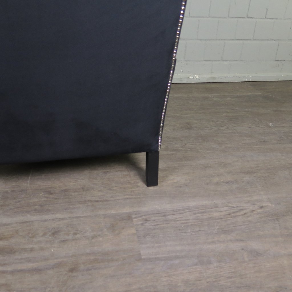 Sessel Ohrenbackensessel Nachtblau