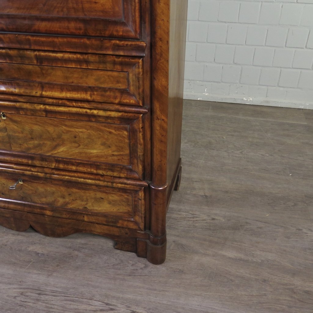 Sekretär Biedermeier 1850 Mahagoni