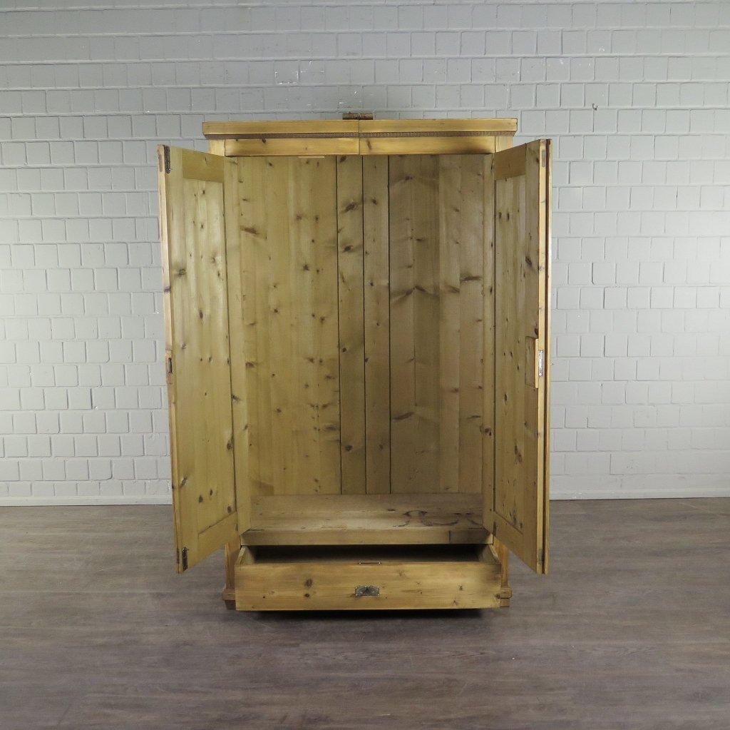 Schrank Kleiderschrank Jugendstil 1910 Kiefer