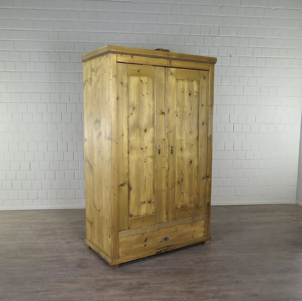 Schrank Kleiderschrank Jugendstil 1910 Kiefer                