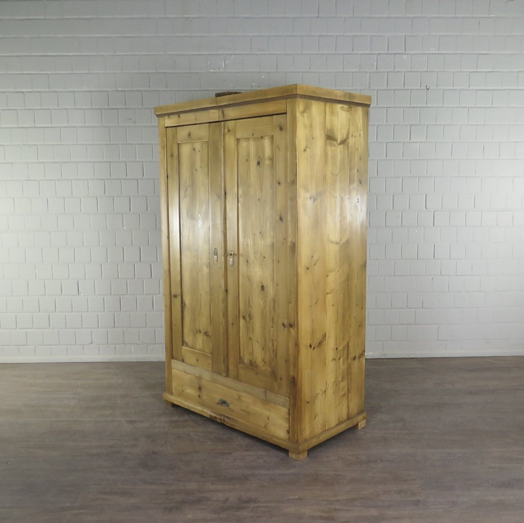 Schrank Kleiderschrank Jugendstil 1910 Kiefer
