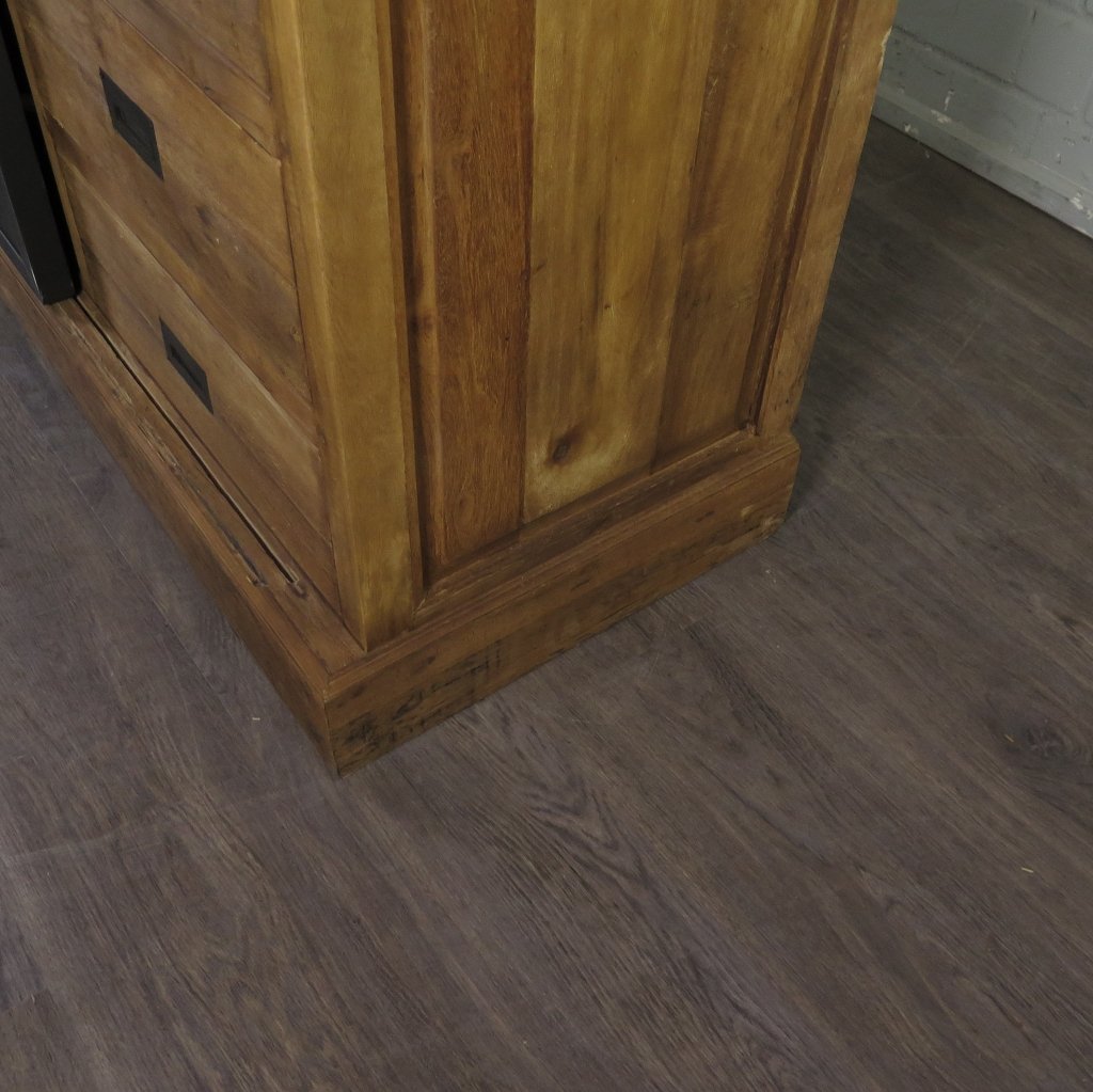 Vitrine Bücherschrank Teakholz 1,92 m