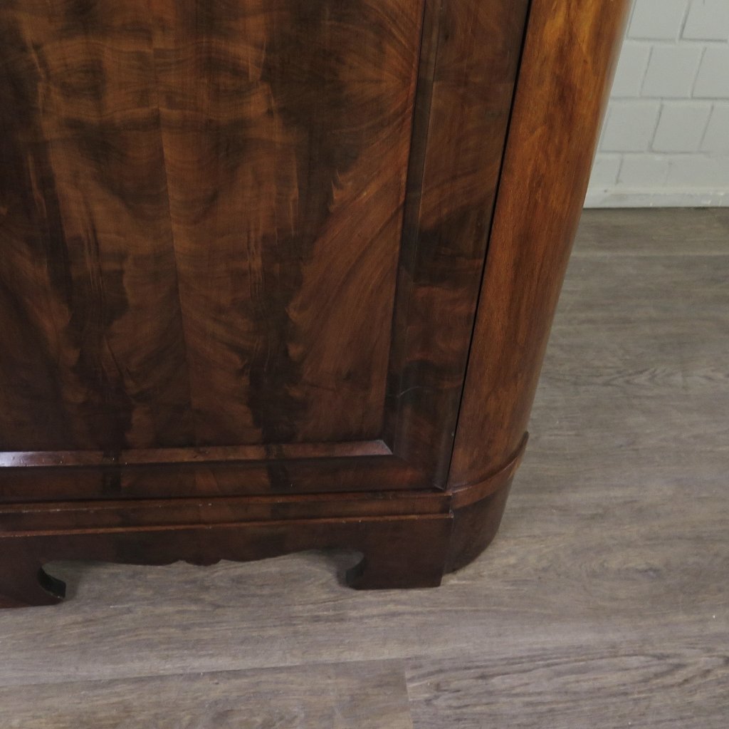 Eckschrank Biedermeier 1850 Mahagoni