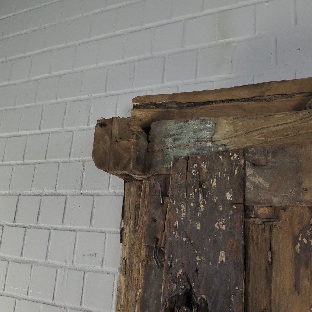 Tür Eingangstür Haustür 1880 Teakholz