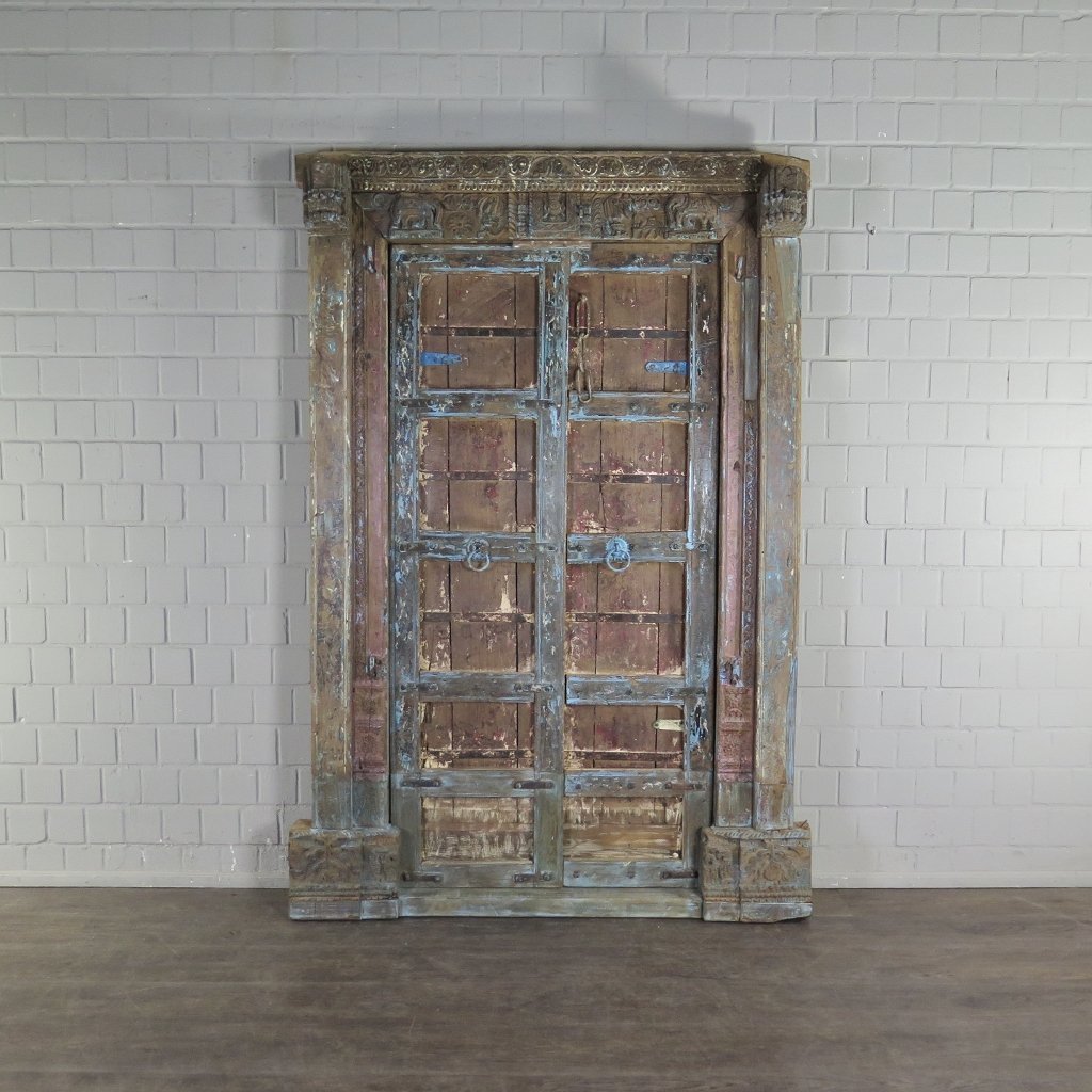Tür Eingangstür Haustür 1880 Teakholz
