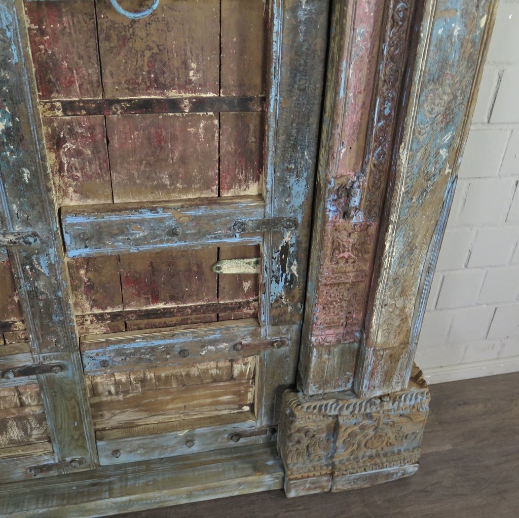 Tür Eingangstür Haustür 1880 Teakholz