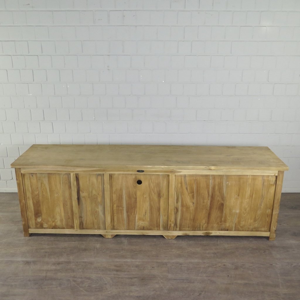 TV-Möbel Lowboard Sideboard Teakholz 2,15 m