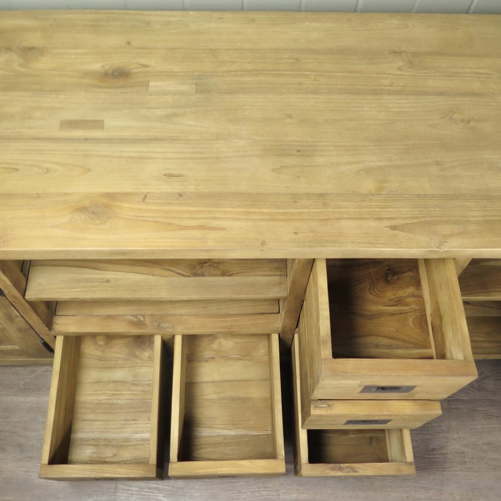 TV-Möbel Lowboard Sideboard Teakholz 2,15 m
