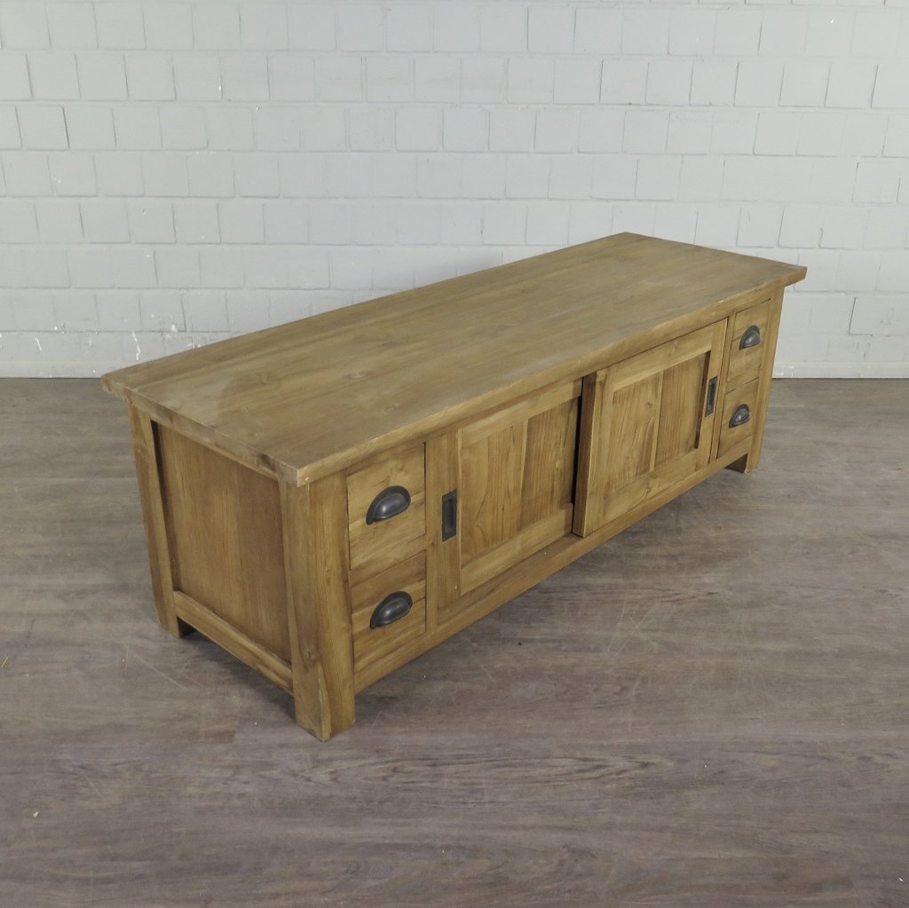 TV-Möbel Lowboard Sideboard Teakholz 1,50 m