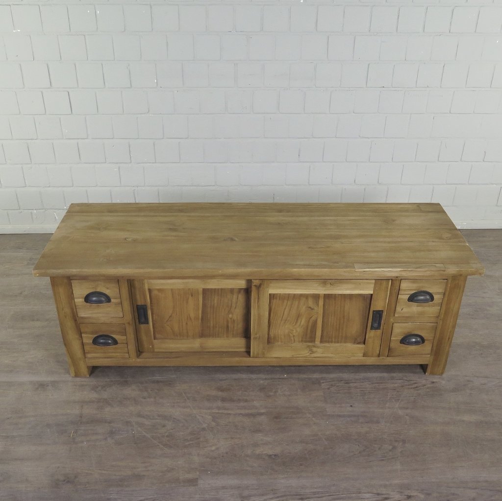 TV-Möbel Lowboard Sideboard Teakholz 1,50 m