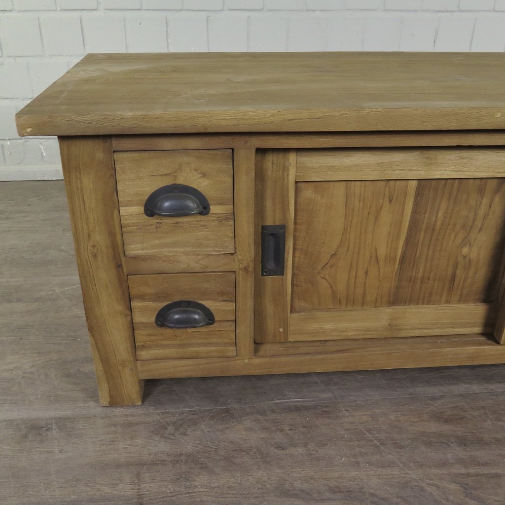 TV-Möbel Lowboard Sideboard Teakholz 1,50 m