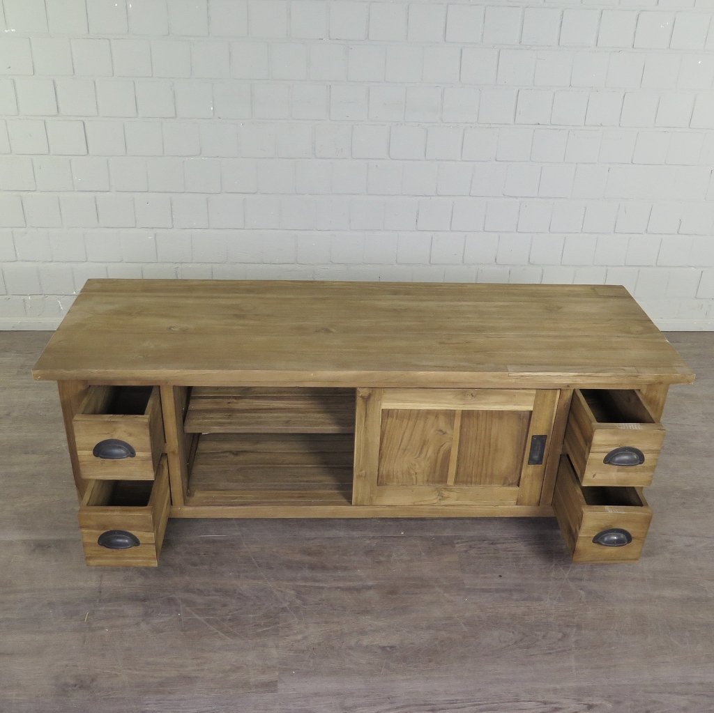 TV-Möbel Lowboard Sideboard Teakholz 1,50 m
