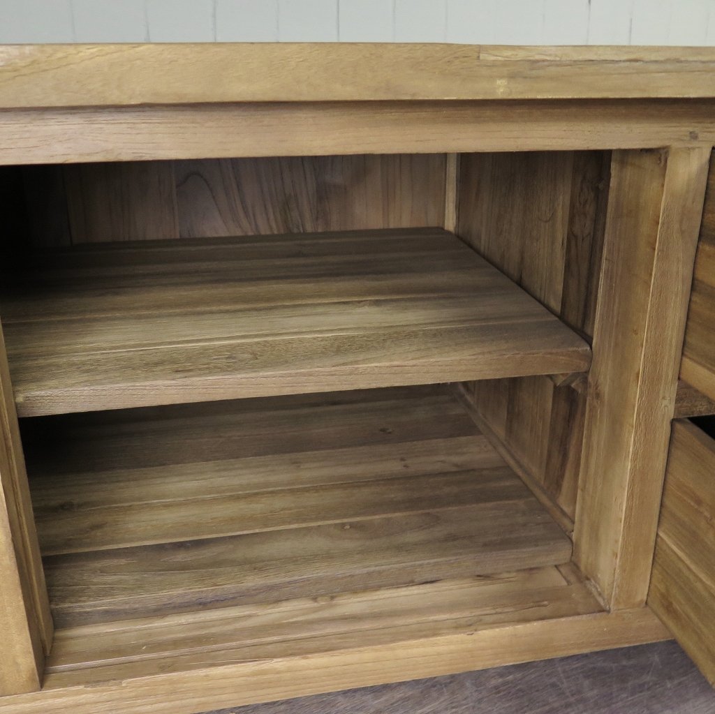 TV-Möbel Lowboard Sideboard Teakholz 1,50 m