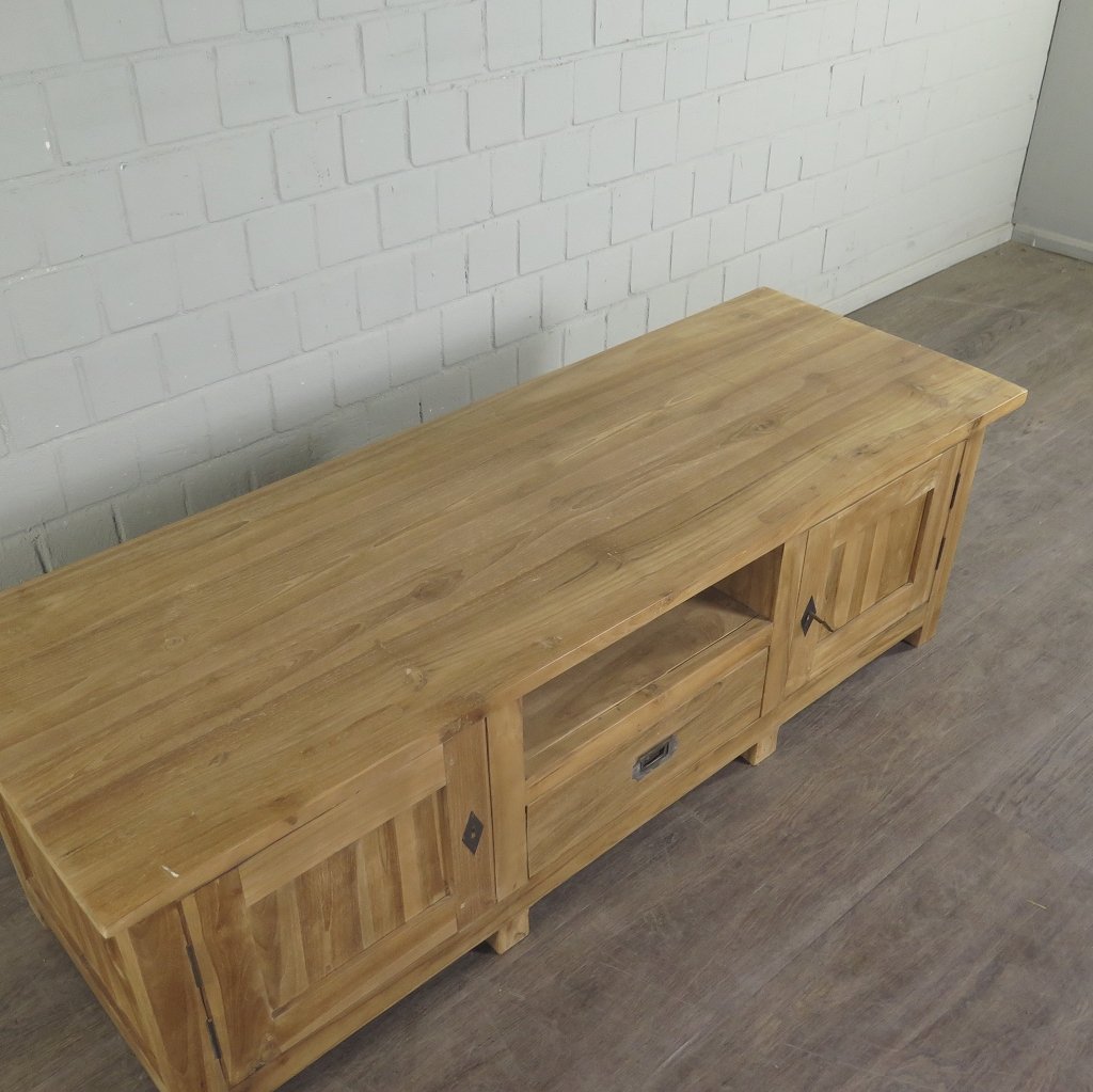 TV-Möbel Lowboard Sideboard Teakholz 1,48 m