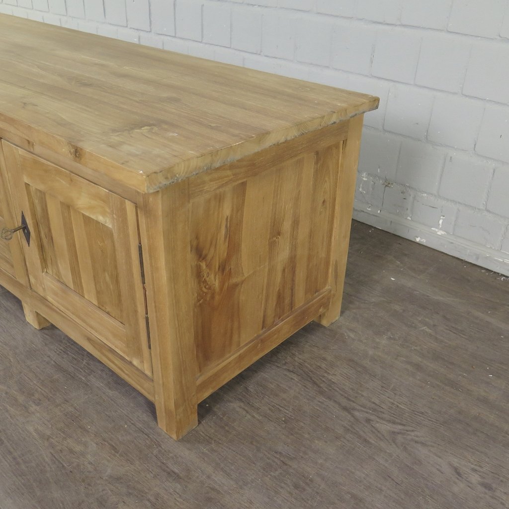 TV-Möbel Lowboard Sideboard Teakholz 1,48 m