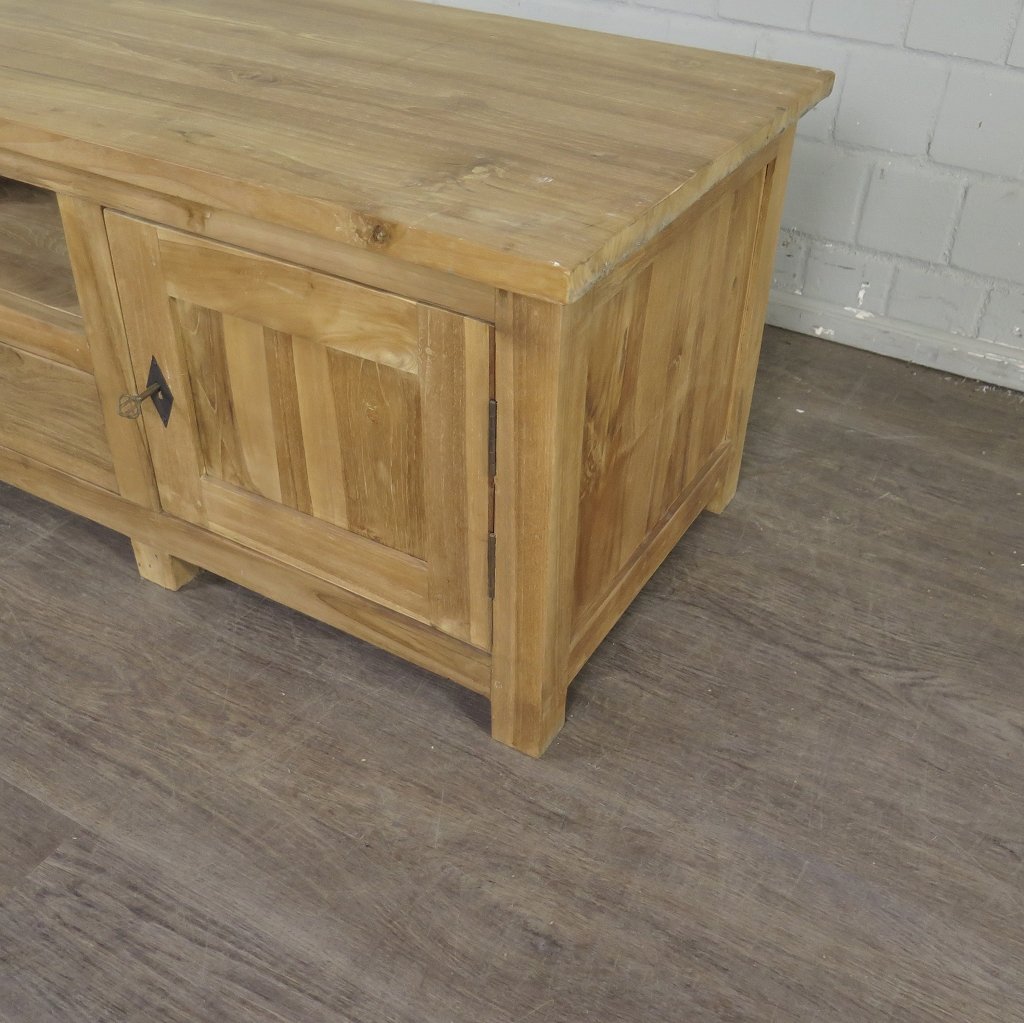 TV-Möbel Lowboard Sideboard Teakholz 1,48 m