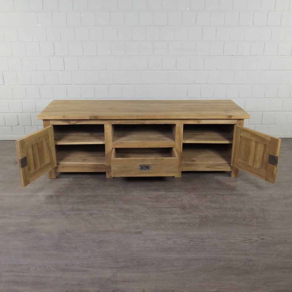 TV-Möbel Lowboard Sideboard Teakholz 1,48 m