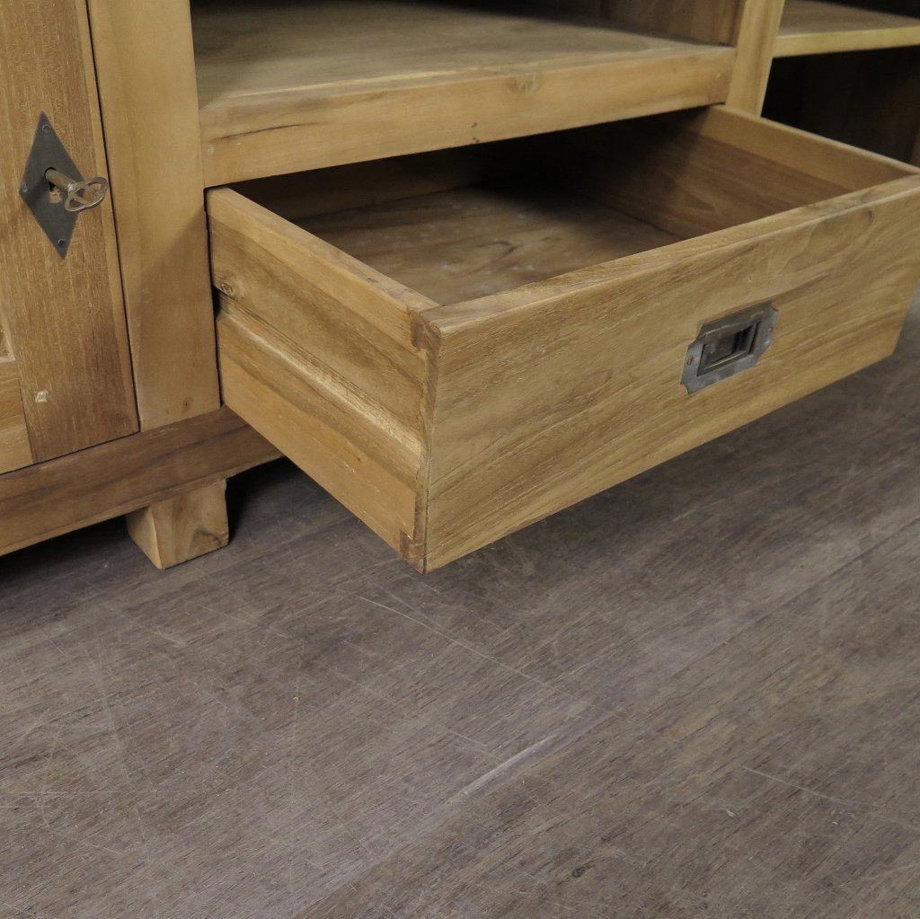 TV-Möbel Lowboard Sideboard Teakholz 1,48 m