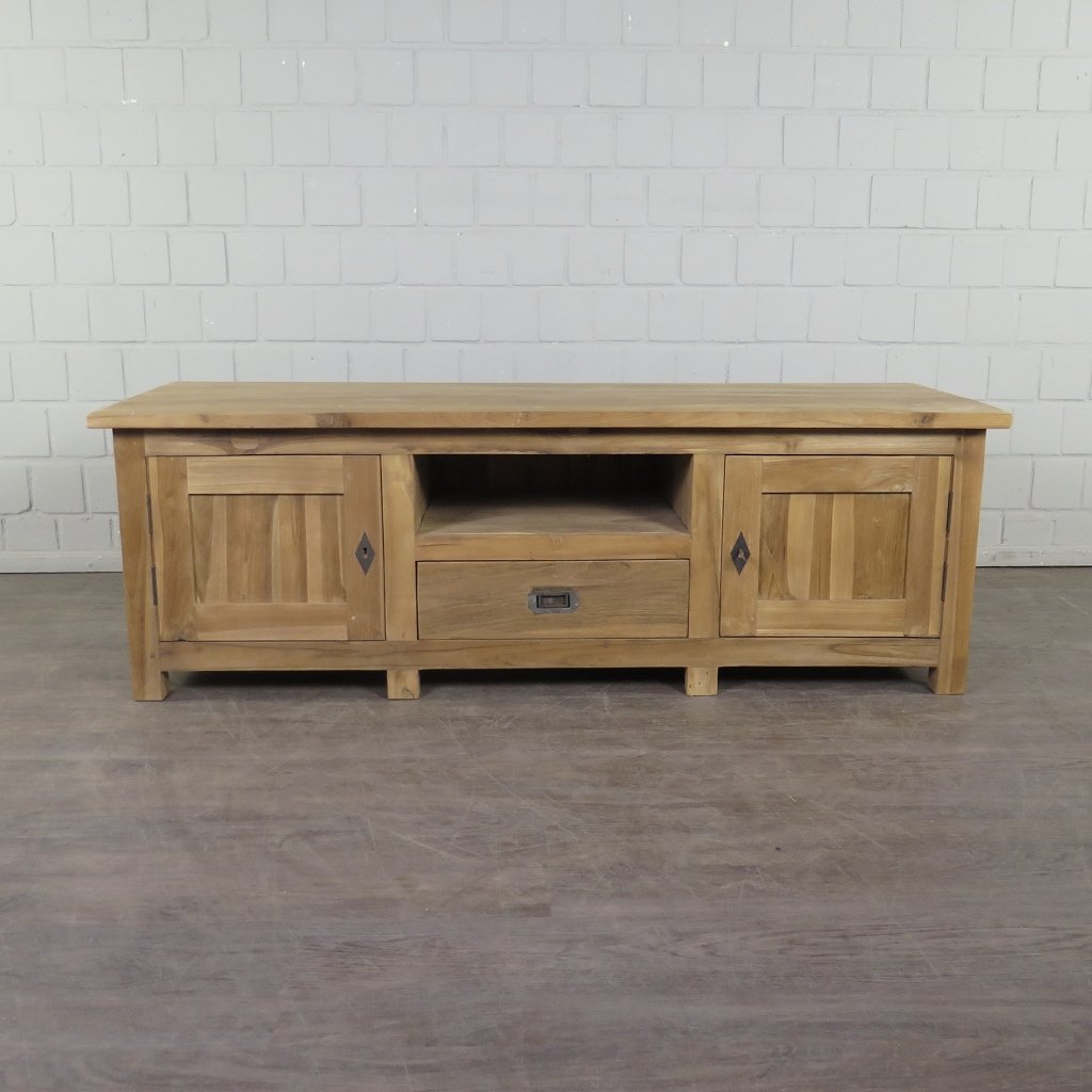 TV-Möbel Lowboard Sideboard Teakholz 1,48 m