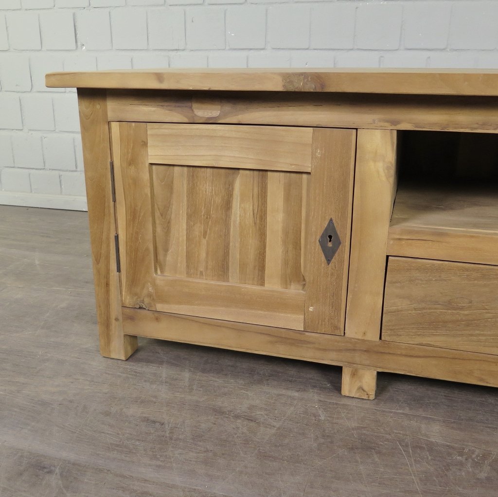 TV-Möbel Lowboard Sideboard Teakholz 1,48 m