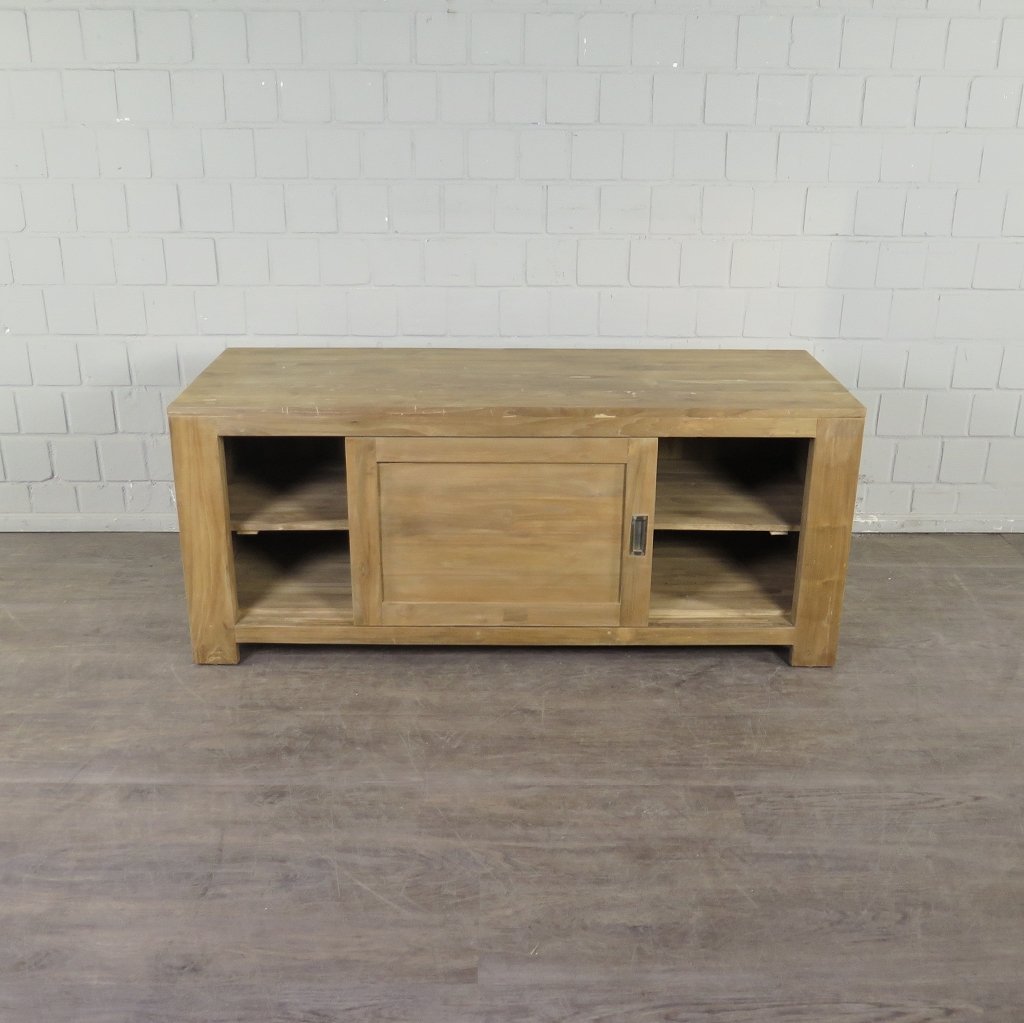 TV-Möbel Lowboard Sideboard Teakholz 1,35 m