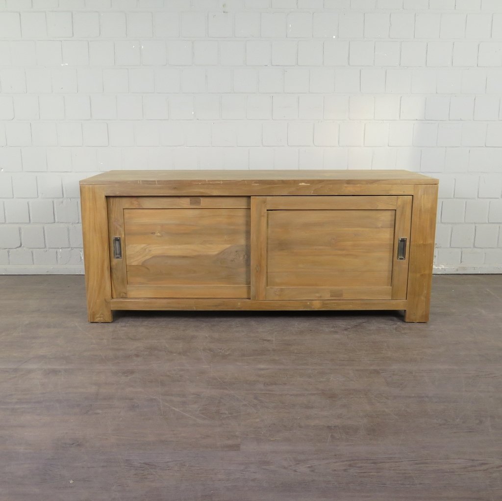TV-Möbel Lowboard Sideboard Teakholz 1,35 m