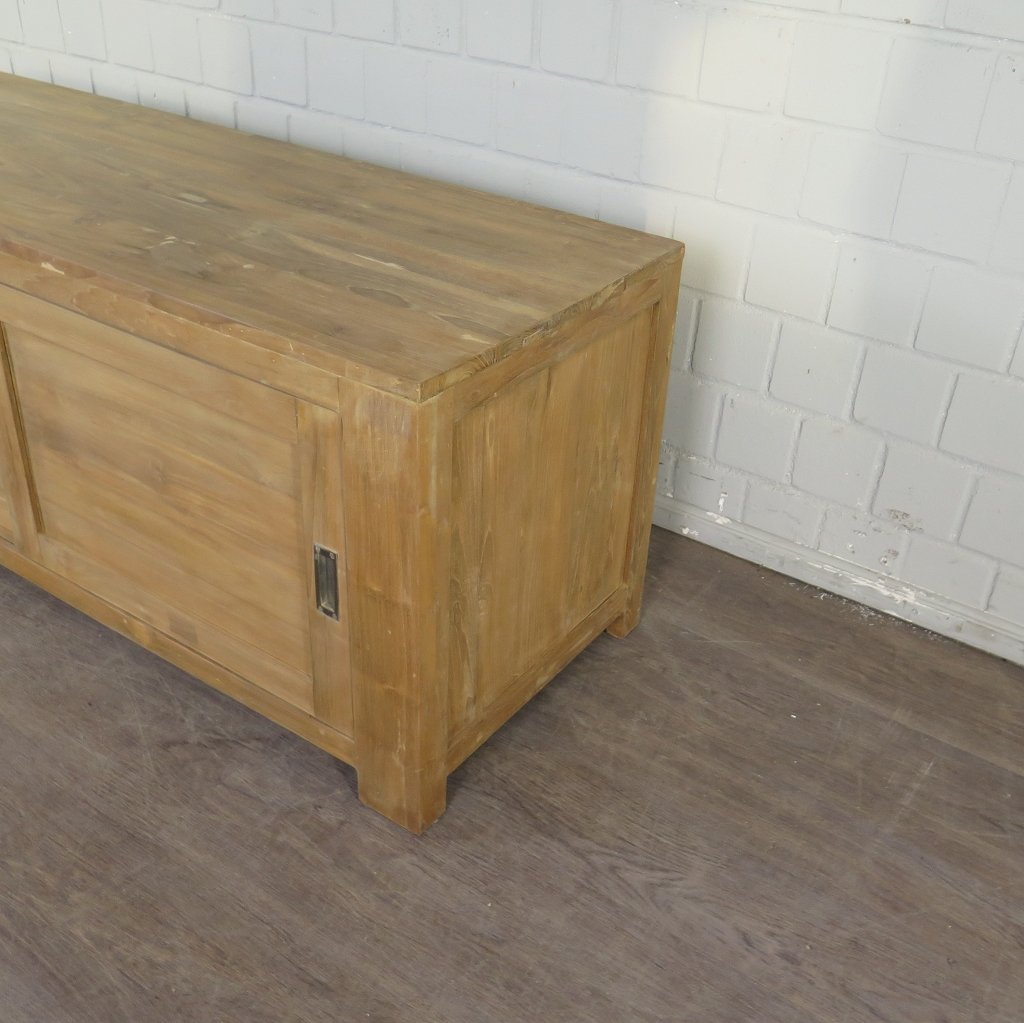 TV-Möbel Lowboard Sideboard Teakholz 1,35 m