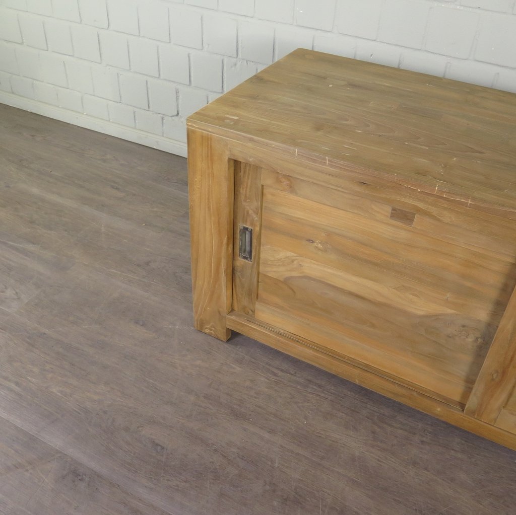 TV-Möbel Lowboard Sideboard Teakholz 1,35 m