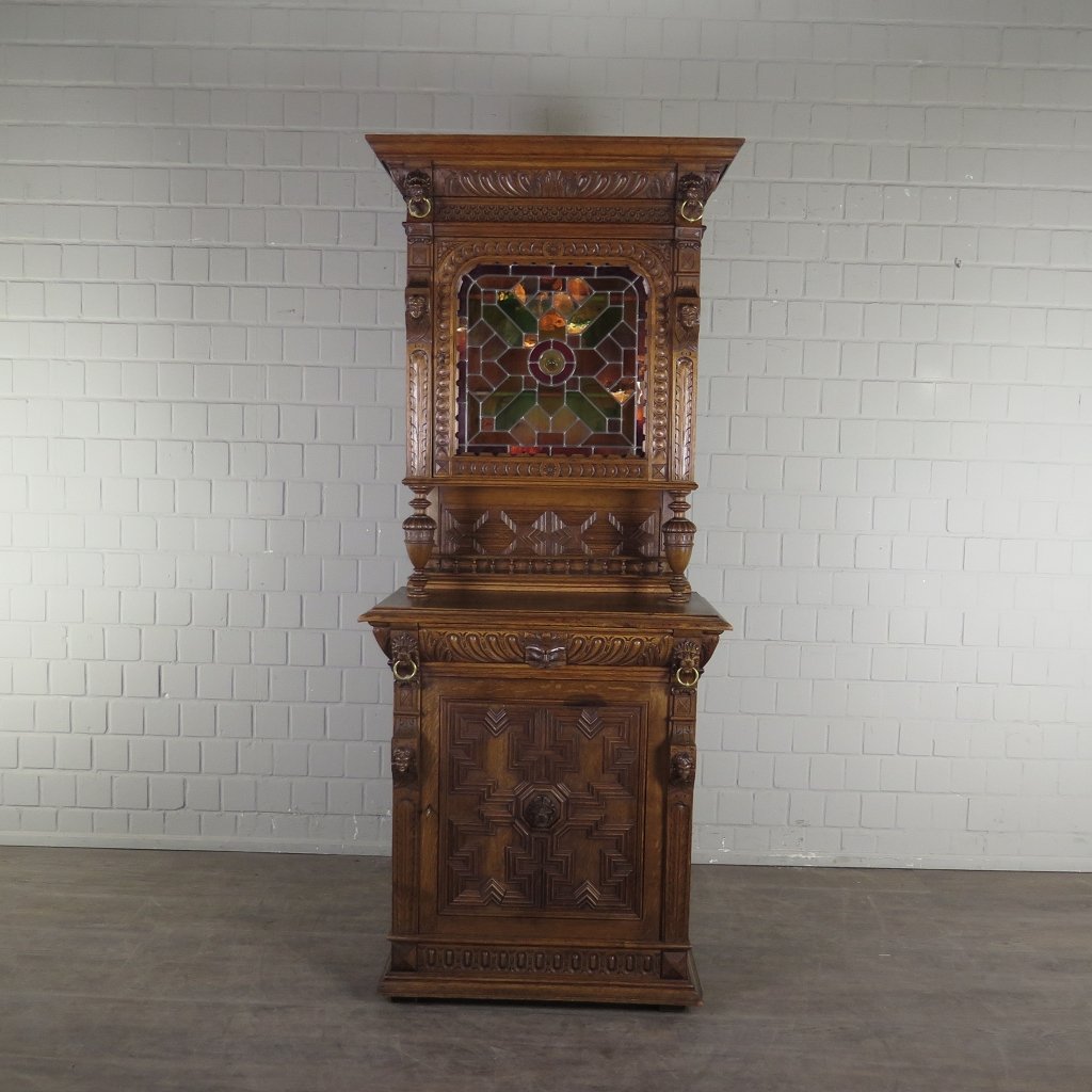 Buffetschrank Schrank Gründerzeit 1880 Eiche