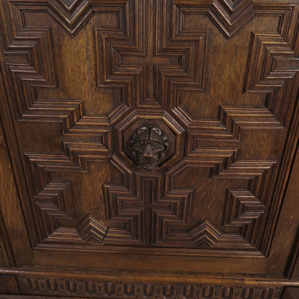 Buffetschrank Schrank Gründerzeit 1880 Eiche