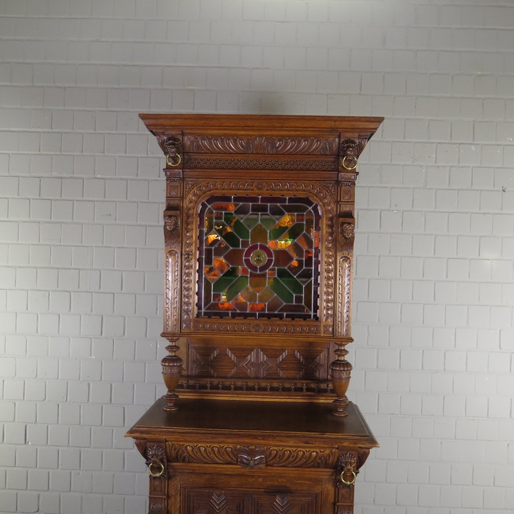 Buffetschrank Schrank Gründerzeit 1880 Eiche