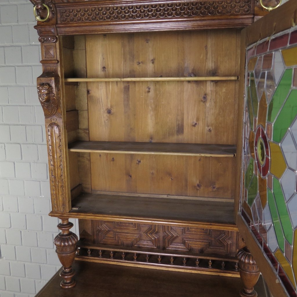 Buffetschrank Schrank Gründerzeit 1880 Eiche