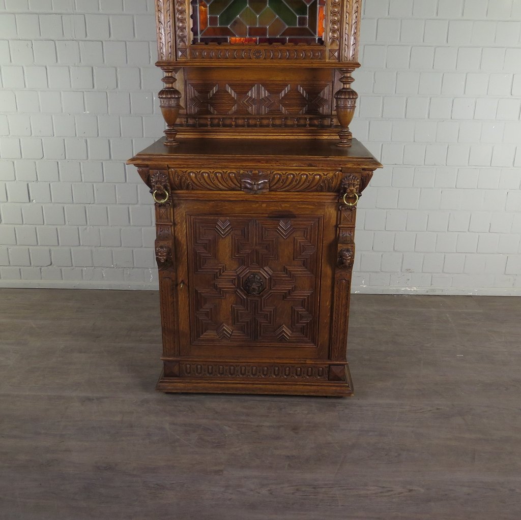 Buffetschrank Schrank Gründerzeit 1880 Eiche