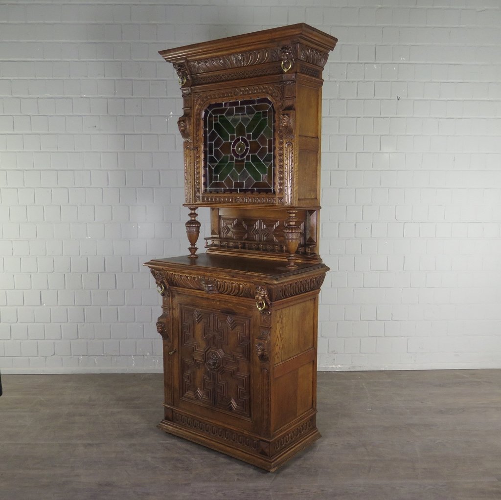 Buffetschrank Schrank Gründerzeit 1880 Eiche