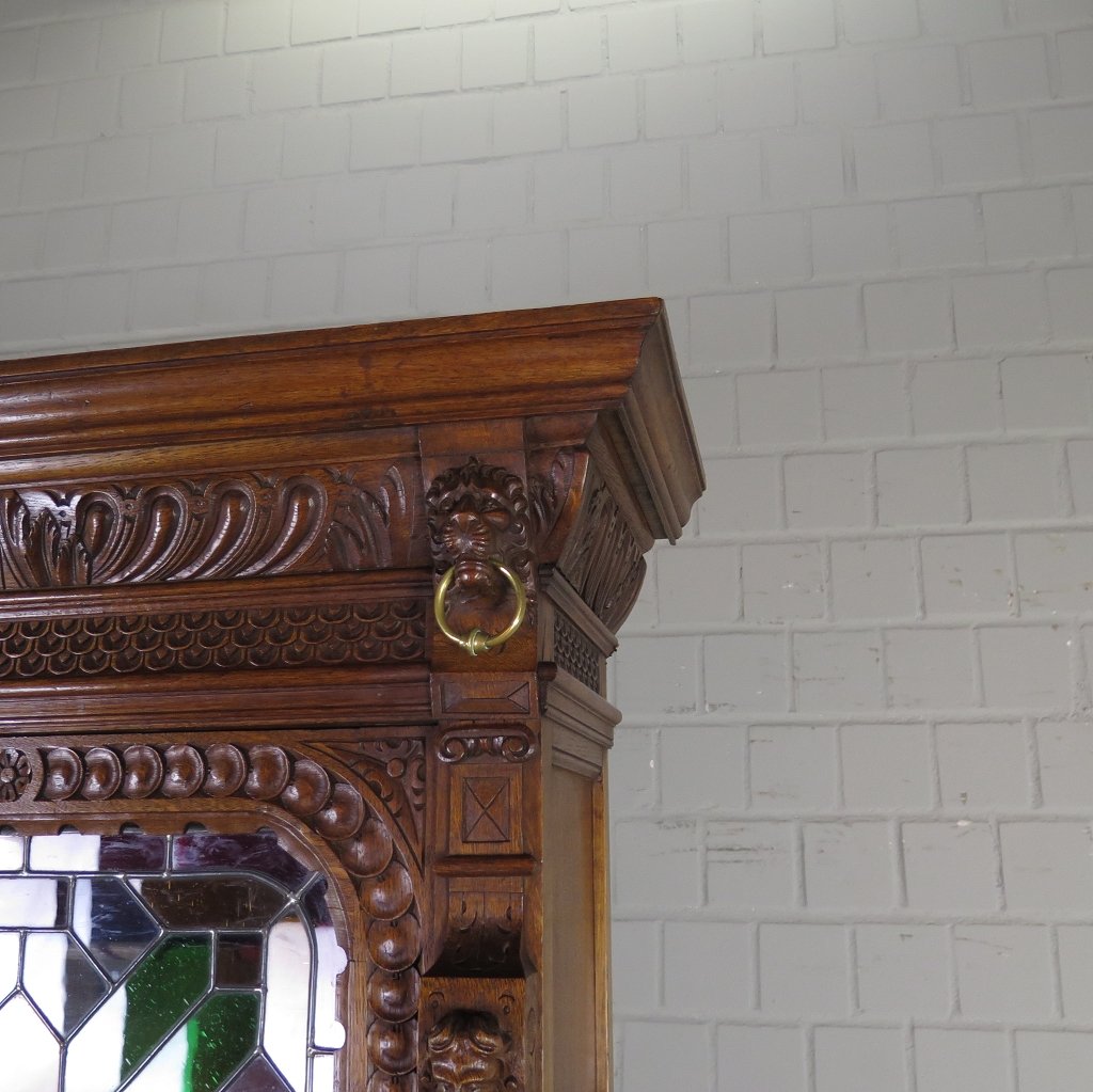 Buffetschrank Schrank Gründerzeit 1880 Eiche