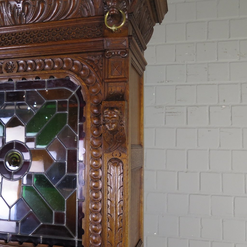 Buffetschrank Schrank Gründerzeit 1880 Eiche