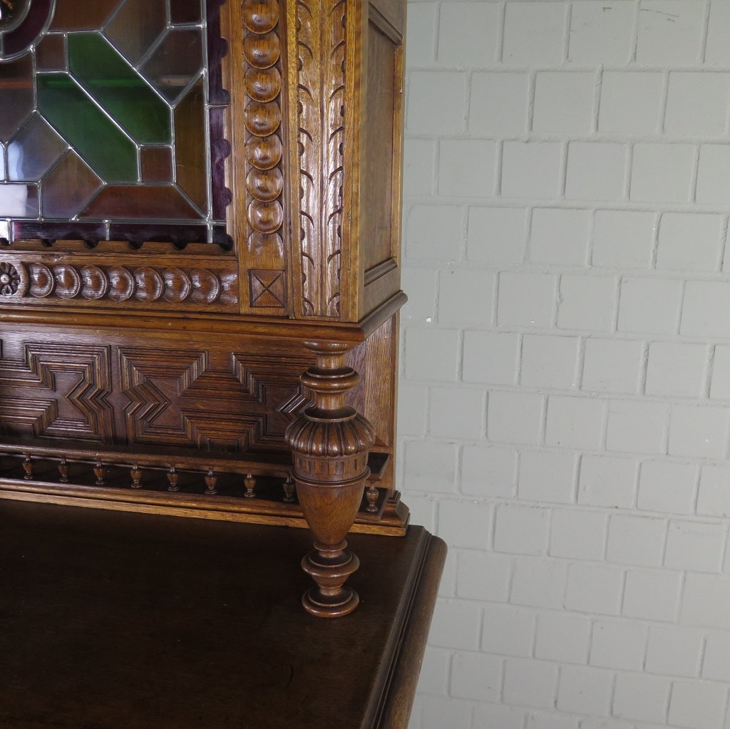 Buffetschrank Schrank Gründerzeit 1880 Eiche