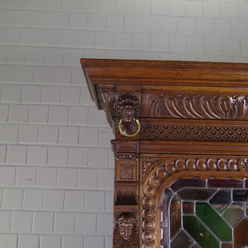 Buffetschrank Schrank Gründerzeit 1880 Eiche