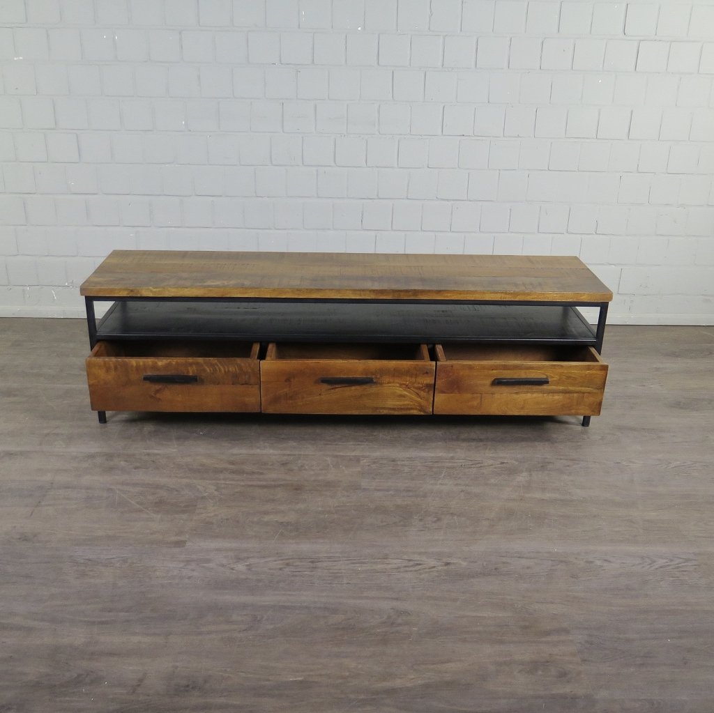 Lowboard TV-Möbel Mangoholz 1,60 m